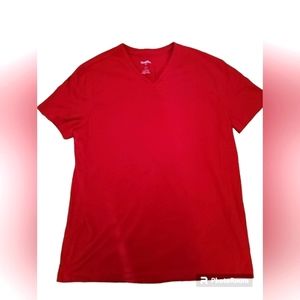 Goodfellow & Co Red V neck Tee Shirt Men's